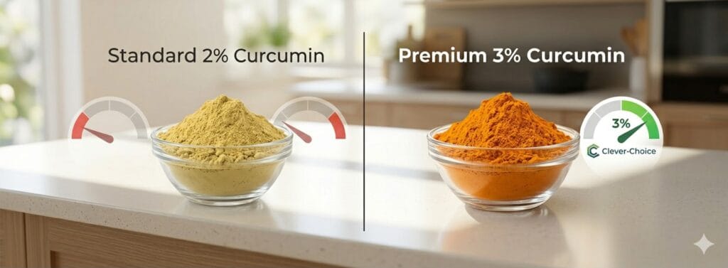 Why Isn't My Turmeric Working? The Curcumin Percentage Secrets - Clever-Choice